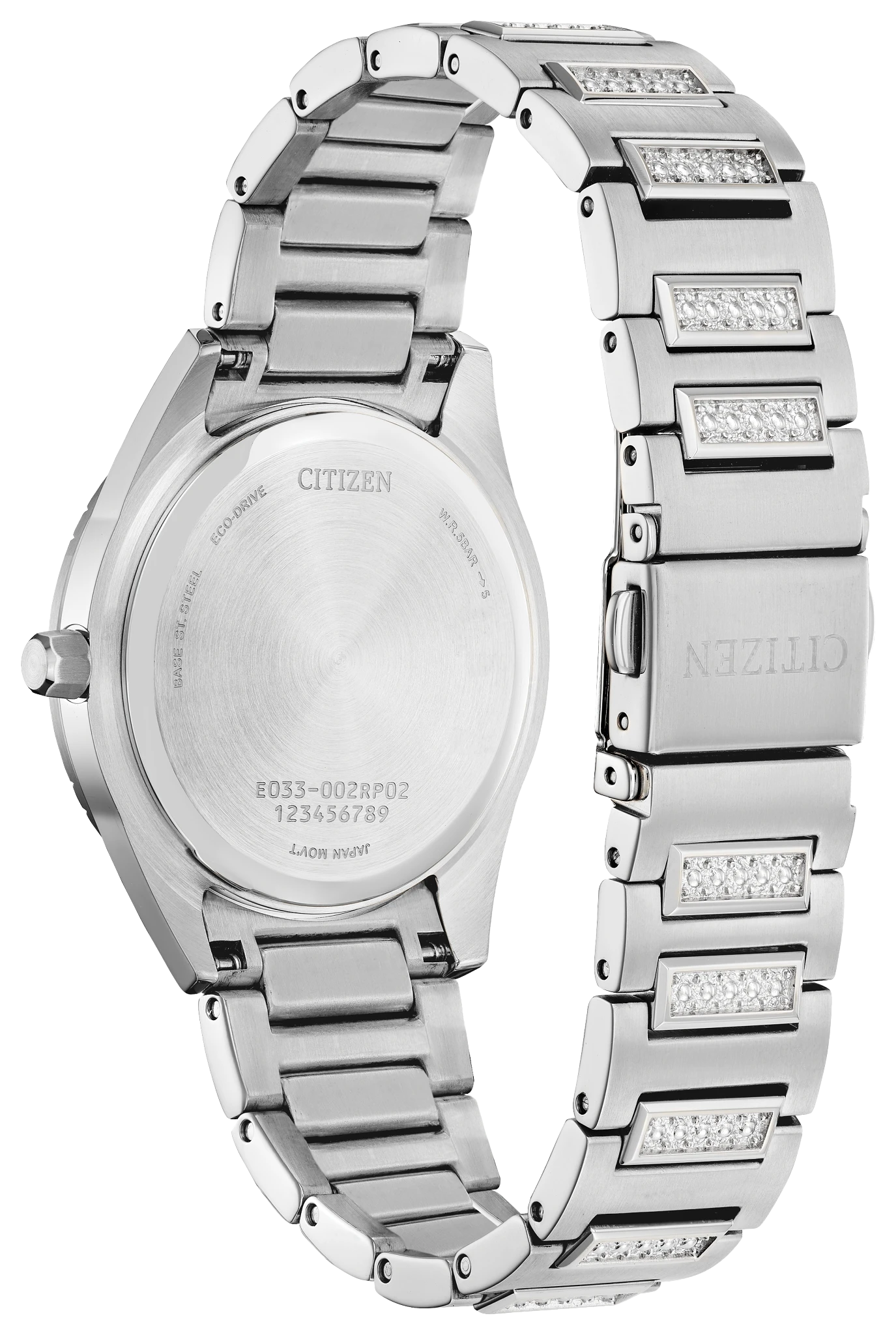 Silhouette Crystal Blue Dial Stainless Steel Bracelet EM1020-57L